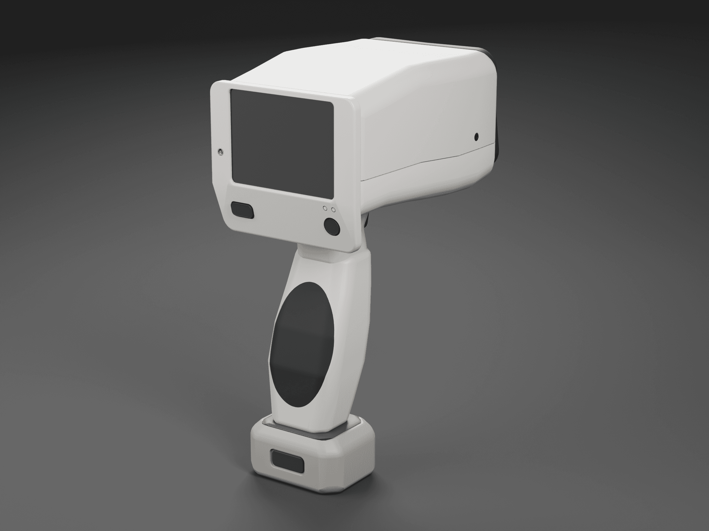 Portable scanner, rear perspective render