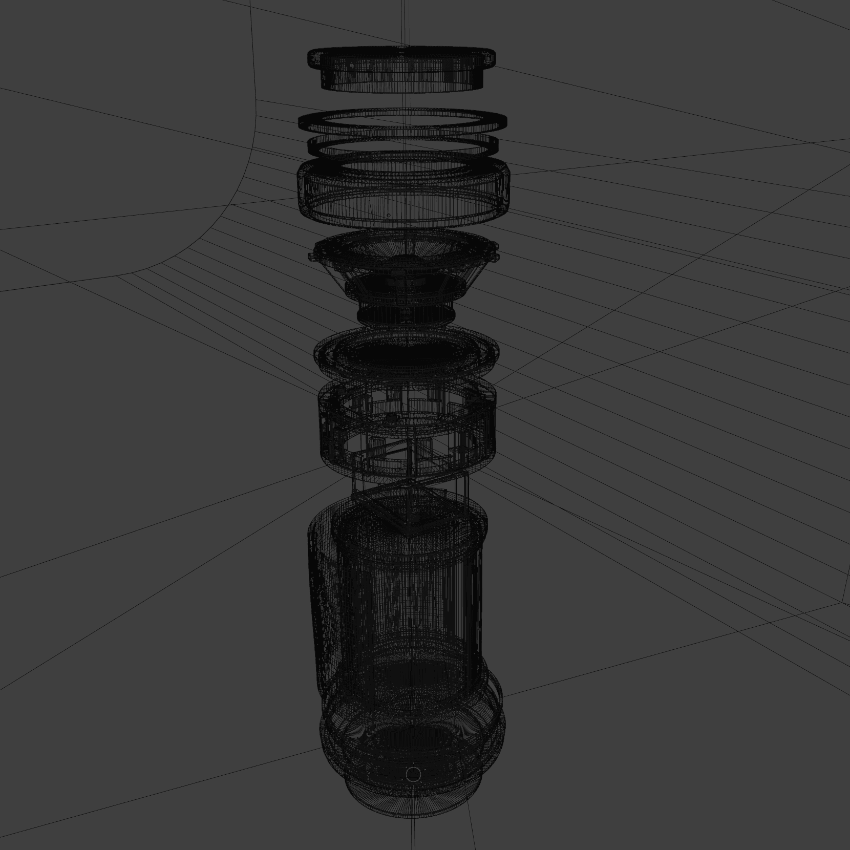 Wireless speaker product render, additional view