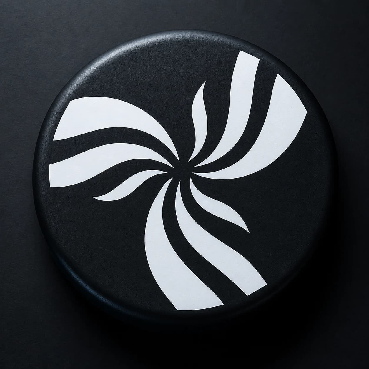Close-up rendering of the compact circular product